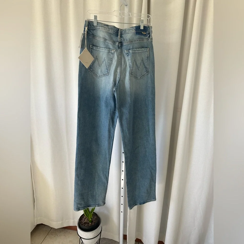 NWT MOTHER Wide Leg Jeans - Picture 9 of 12